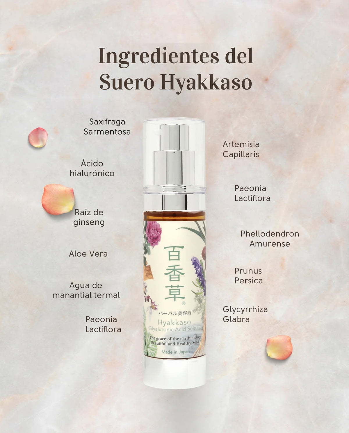 Hyakkaso Serum de Ácido Hialurónico 30 mL